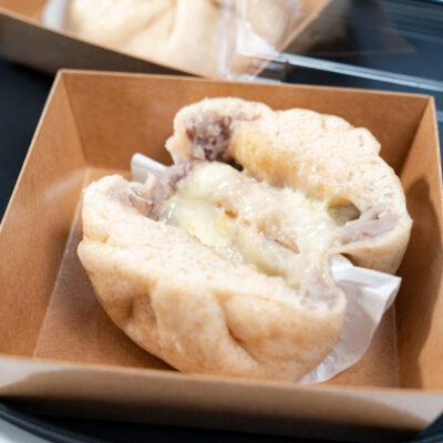 Bánh bao khoai môn phô mai